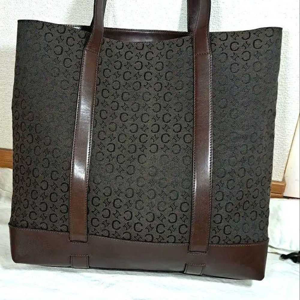 Excellent condition CELINE C-macadam dark brown t… - image 1