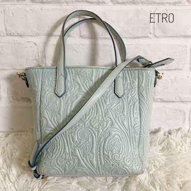 Brand New Etro Printed Paisley Handbag Shoulder B… - image 1