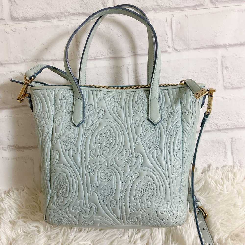 Brand New Etro Printed Paisley Handbag Shoulder B… - image 2