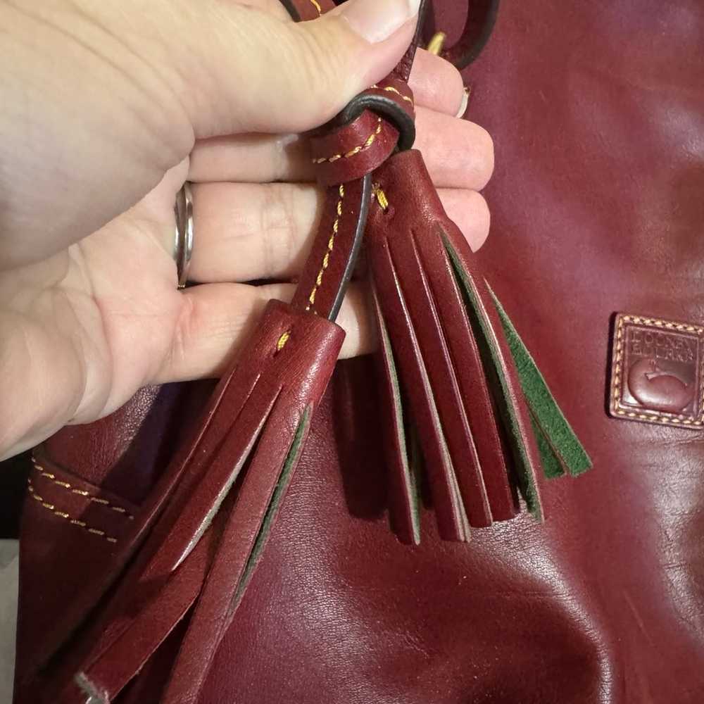 Dooney and Bourke Teagan bag in red/maroon.  Bran… - image 2