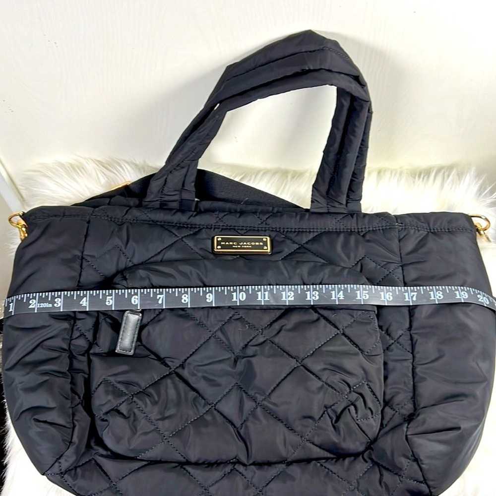 Marc Jacob’s Black Crossbody Nylon Quilted Diaper… - image 11