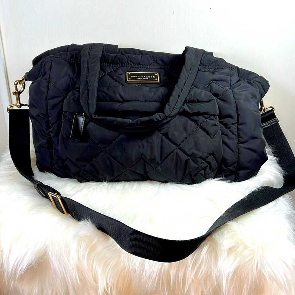 Marc Jacob’s Black Crossbody Nylon Quilted Diaper… - image 3