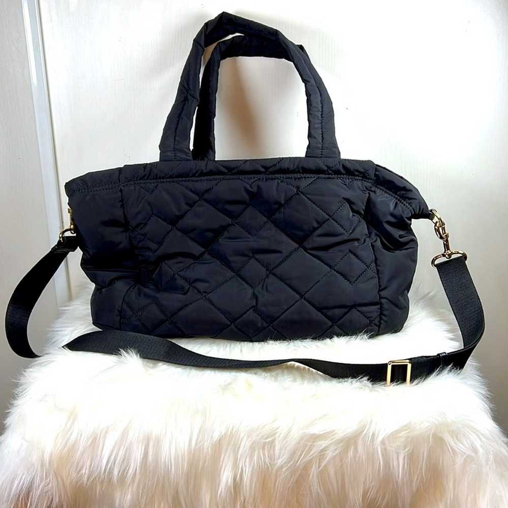 Marc Jacob’s Black Crossbody Nylon Quilted Diaper… - image 5