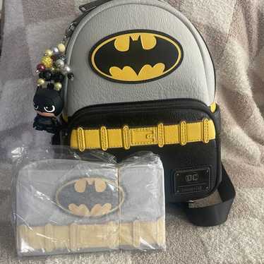 Batman Loungefly Backpack and Wallet - image 1