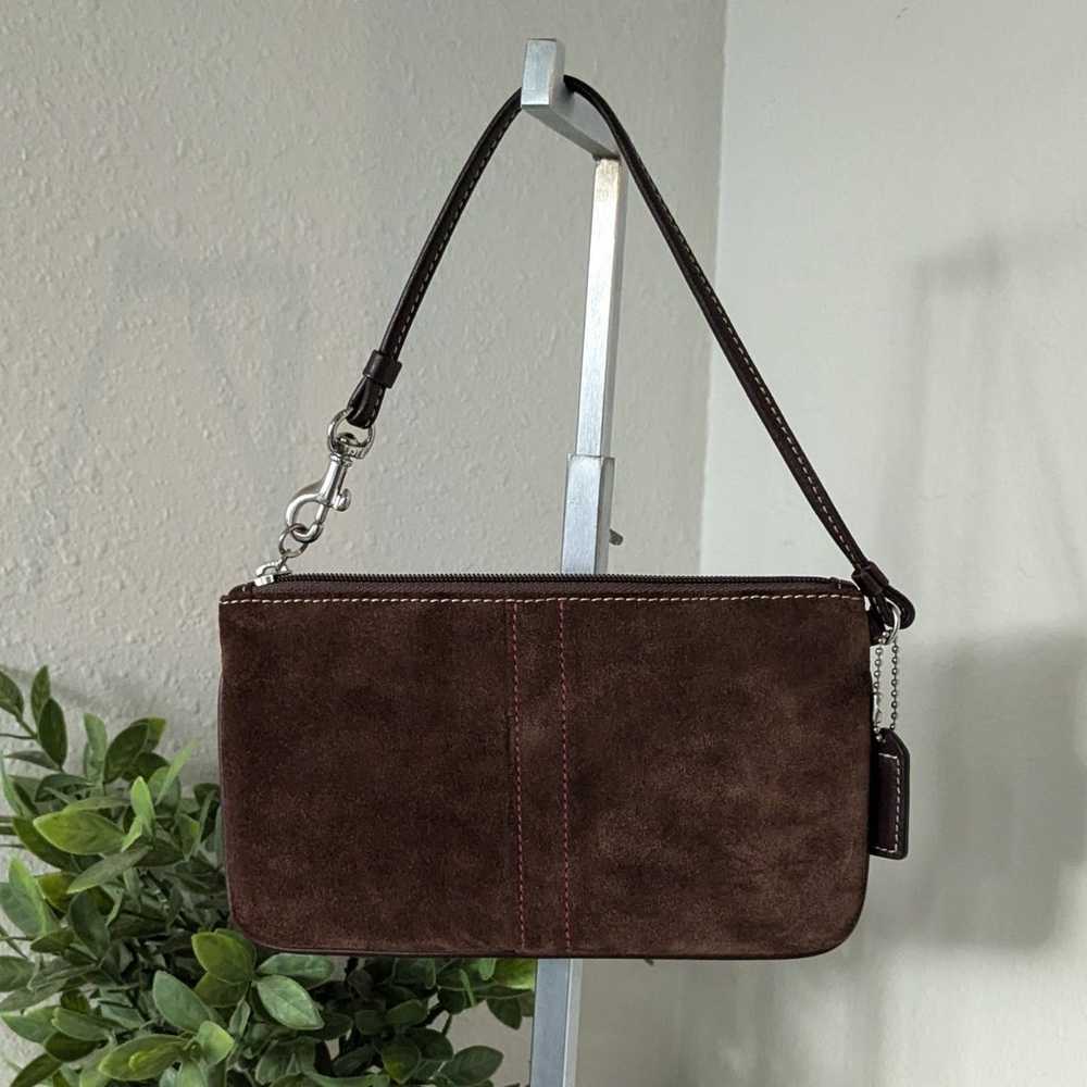 Vintage Coach Suede Wristlet - image 6