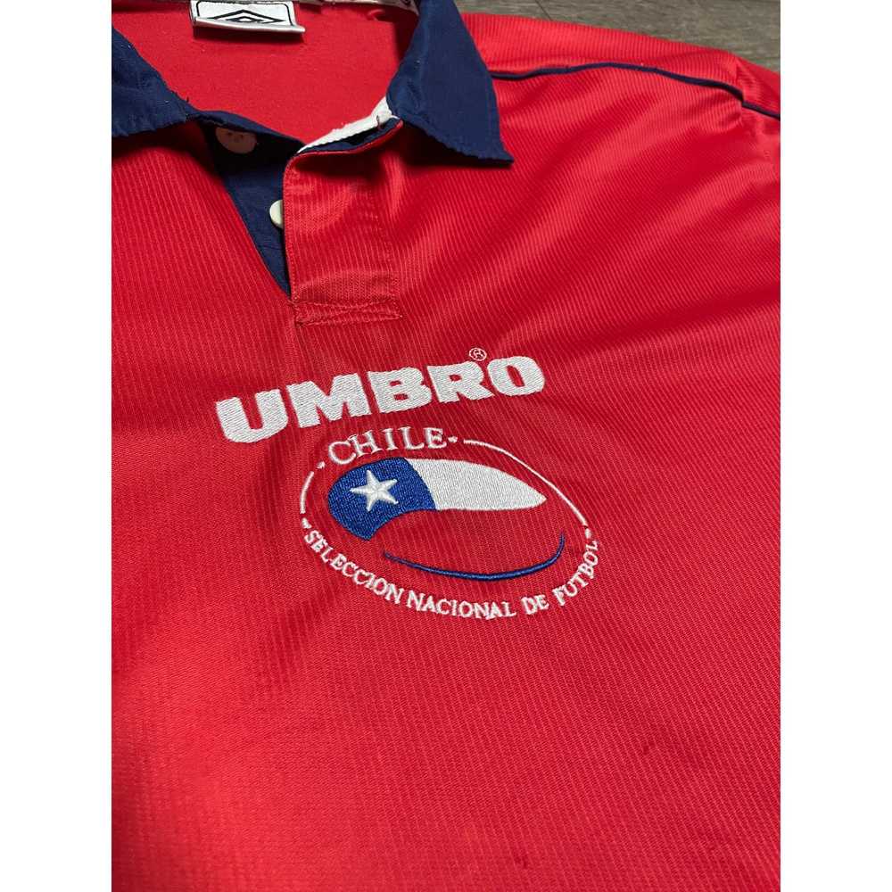 Umbro × Vintage Vintage Chile National Soccer Tea… - image 2