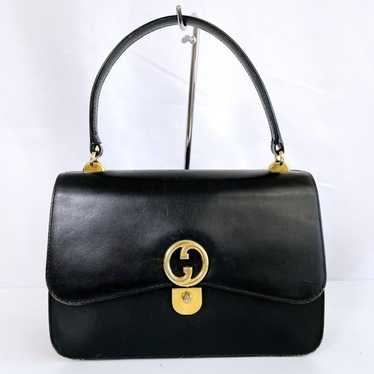 GUCCI Interlocking Old Leather Handbag