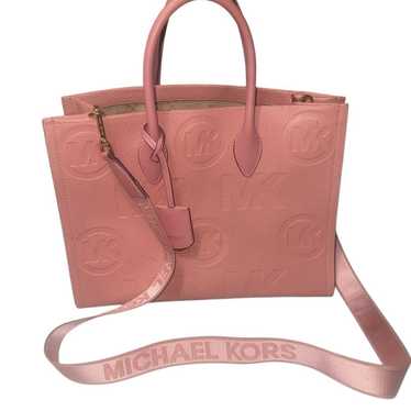 MICHAEL KORS Medium Mierella Primrose Pebbled Tot… - image 1