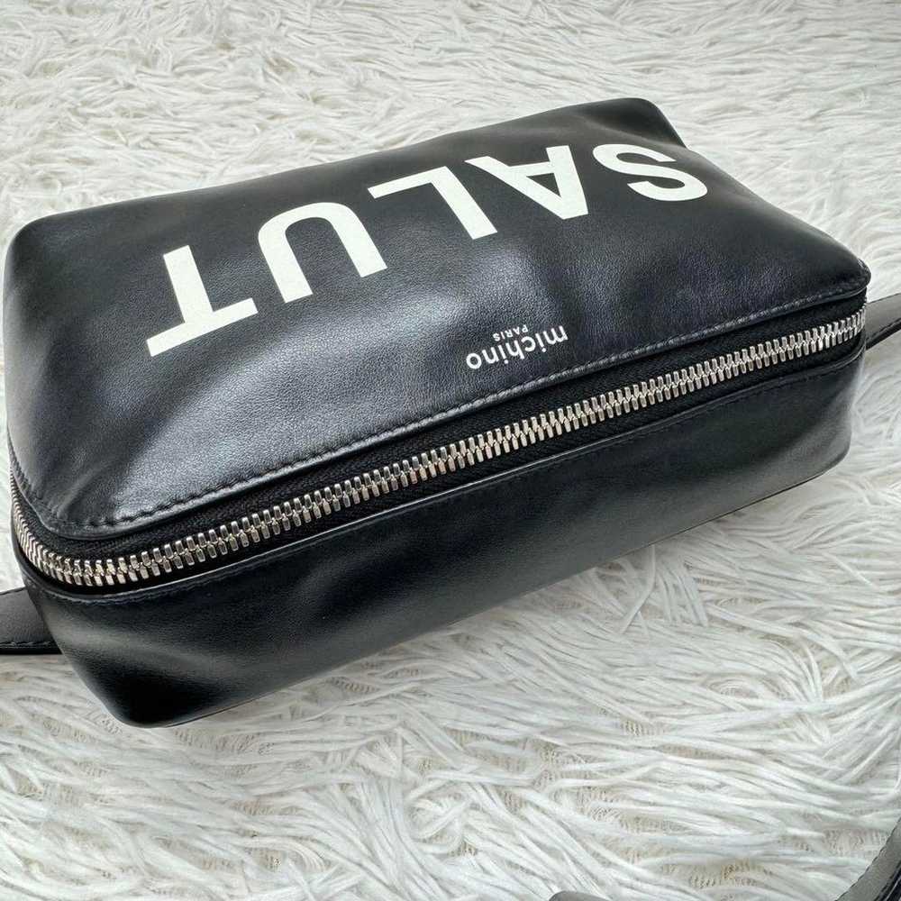 【Great condition】michino paris Shoulder Bag Black… - image 4