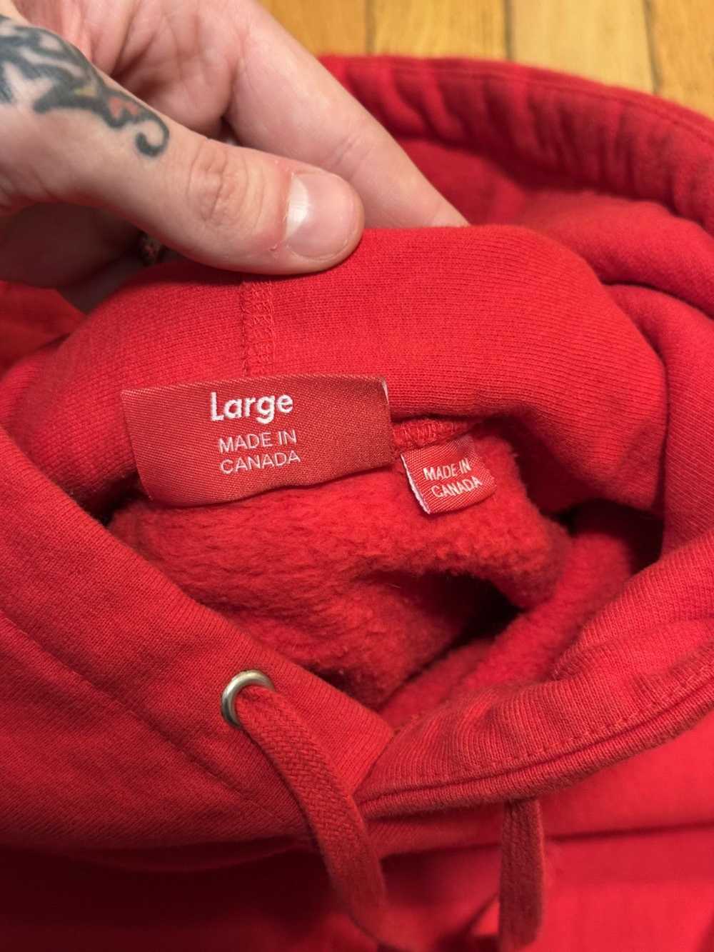 Supreme Supreme FW16 Red Rose hooded sweatshirt - image 6