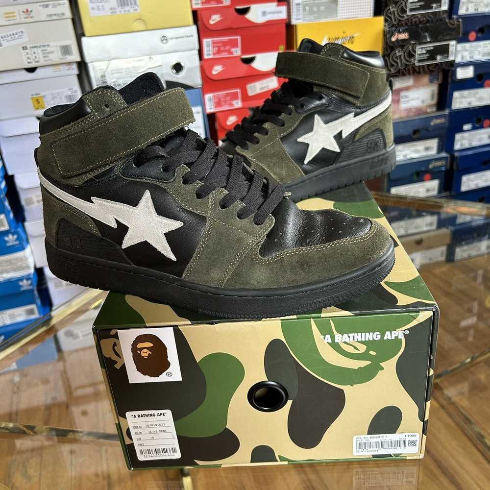 Bape 2021 SPRiNG SUMMER BLOCKSTA Hi DARK GREY OLi… - image 3