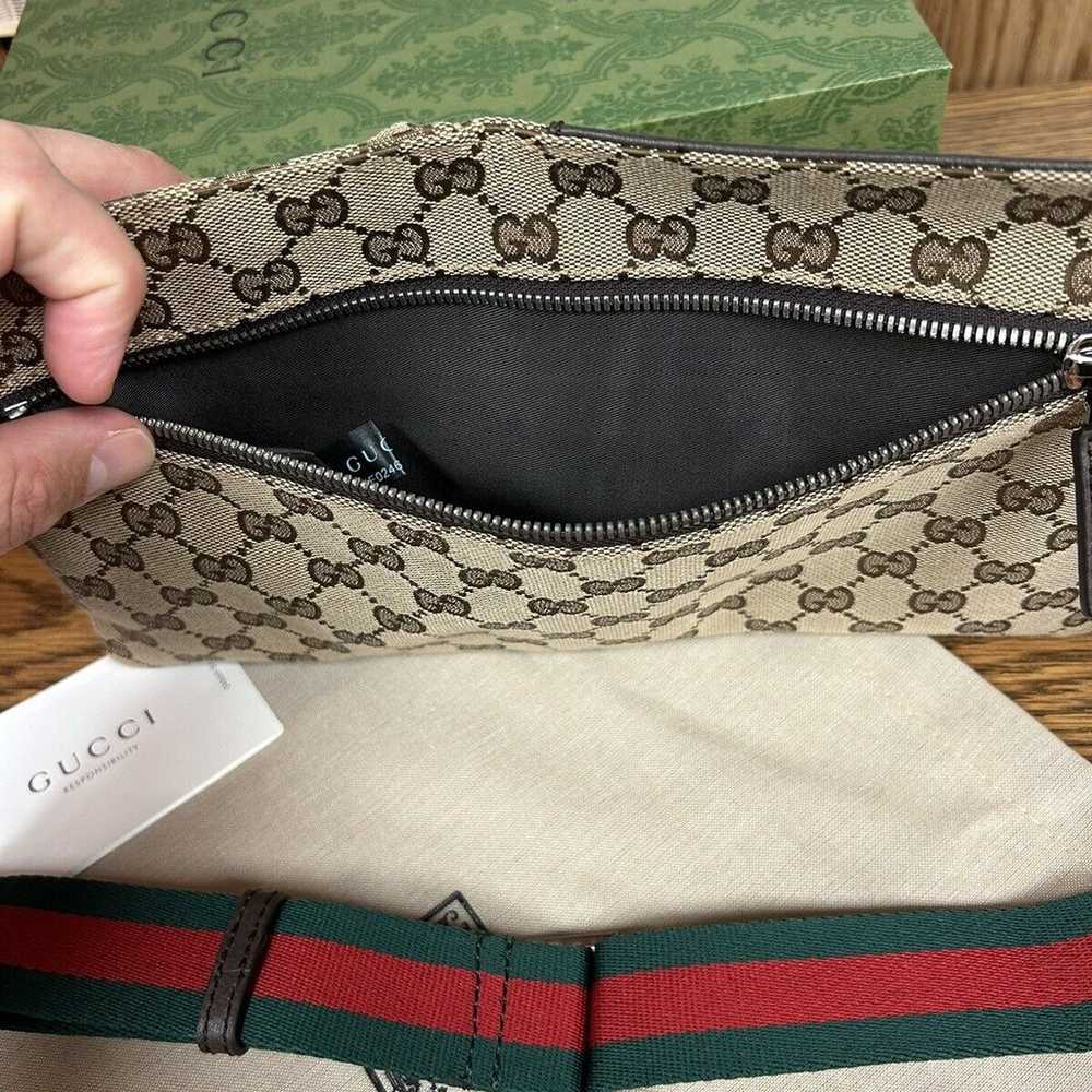 Auth Gucci GG Canvas Monogram Waist Belt Bum Bag … - image 5