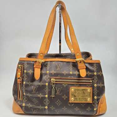 LOUIS VUITTON Rivet Handbag Quilted Stitch