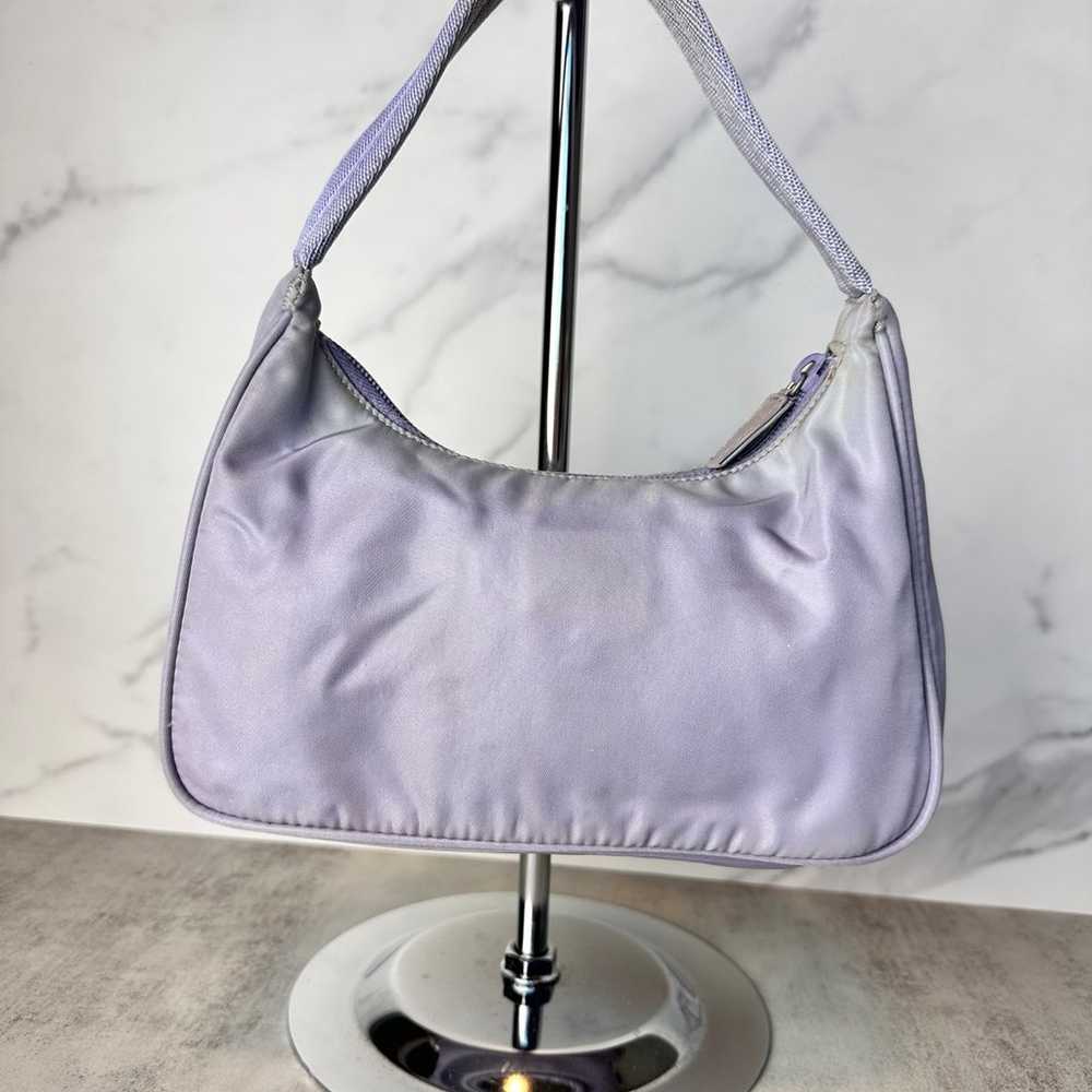 Purple Prada Nylon Pochette - image 2