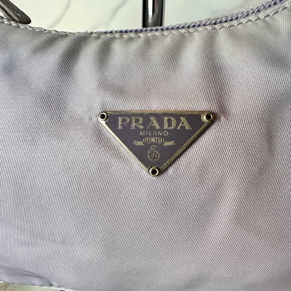 Purple Prada Nylon Pochette - image 5