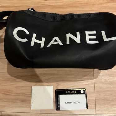 CHANEL Sports Line Body Bag Black Nylon