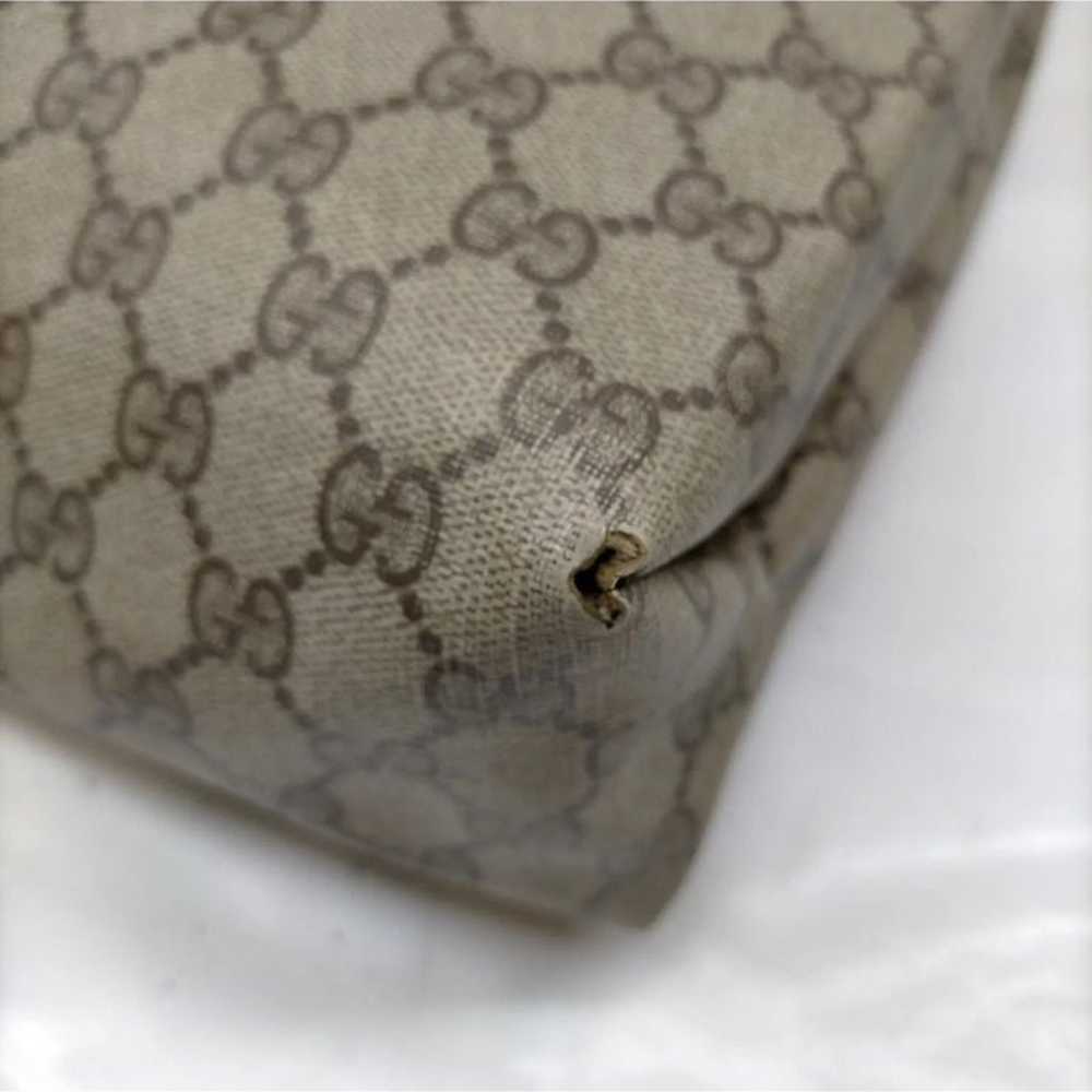 Gucci Brown Plus GG Coated Canvas Tote Bag - image 6