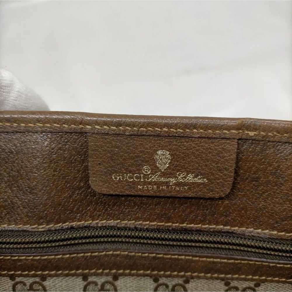 Gucci Brown Plus GG Coated Canvas Tote Bag - image 7