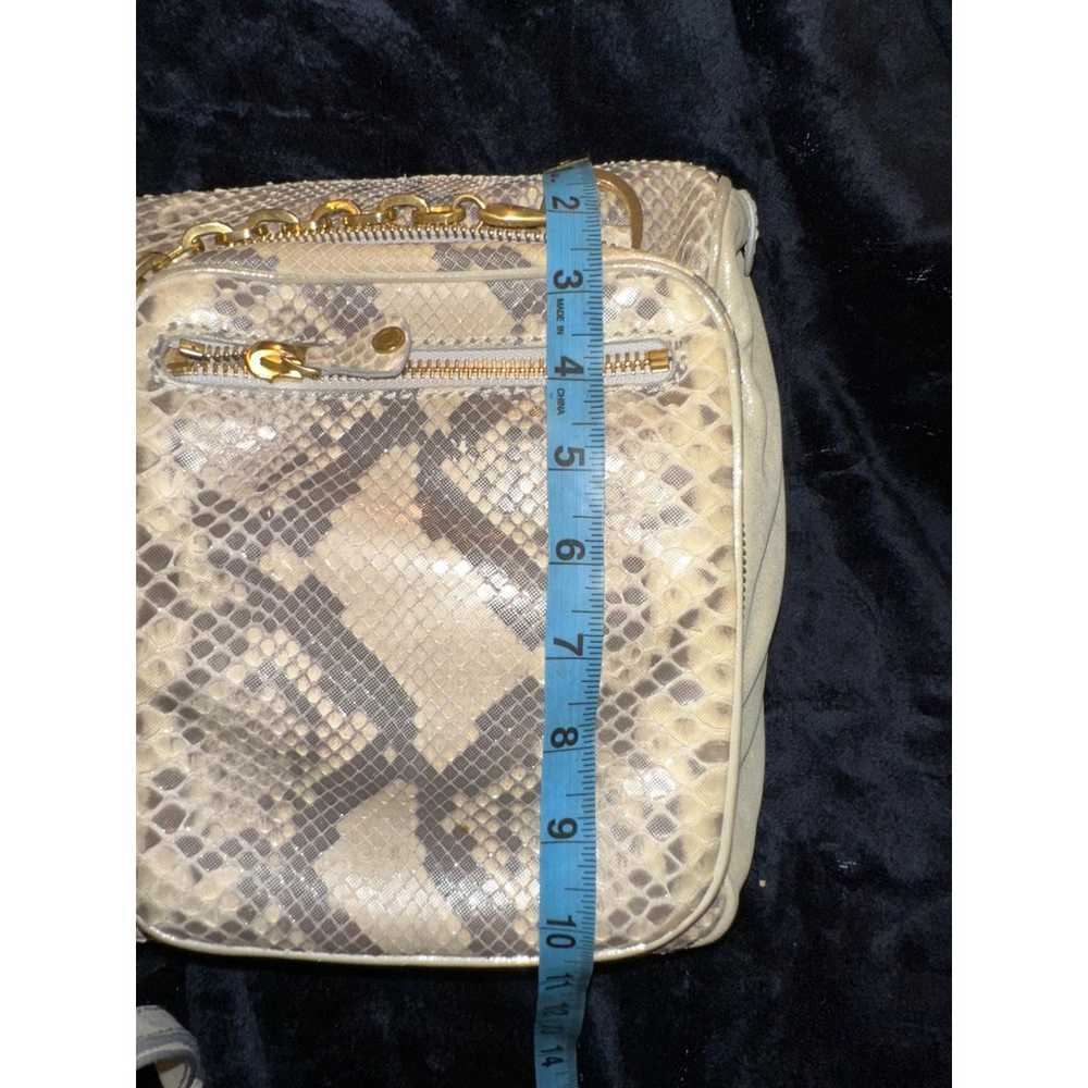 VINTAGE ONE OF A KIND JIMMY CHOO HUGE PYTHON & LE… - image 5