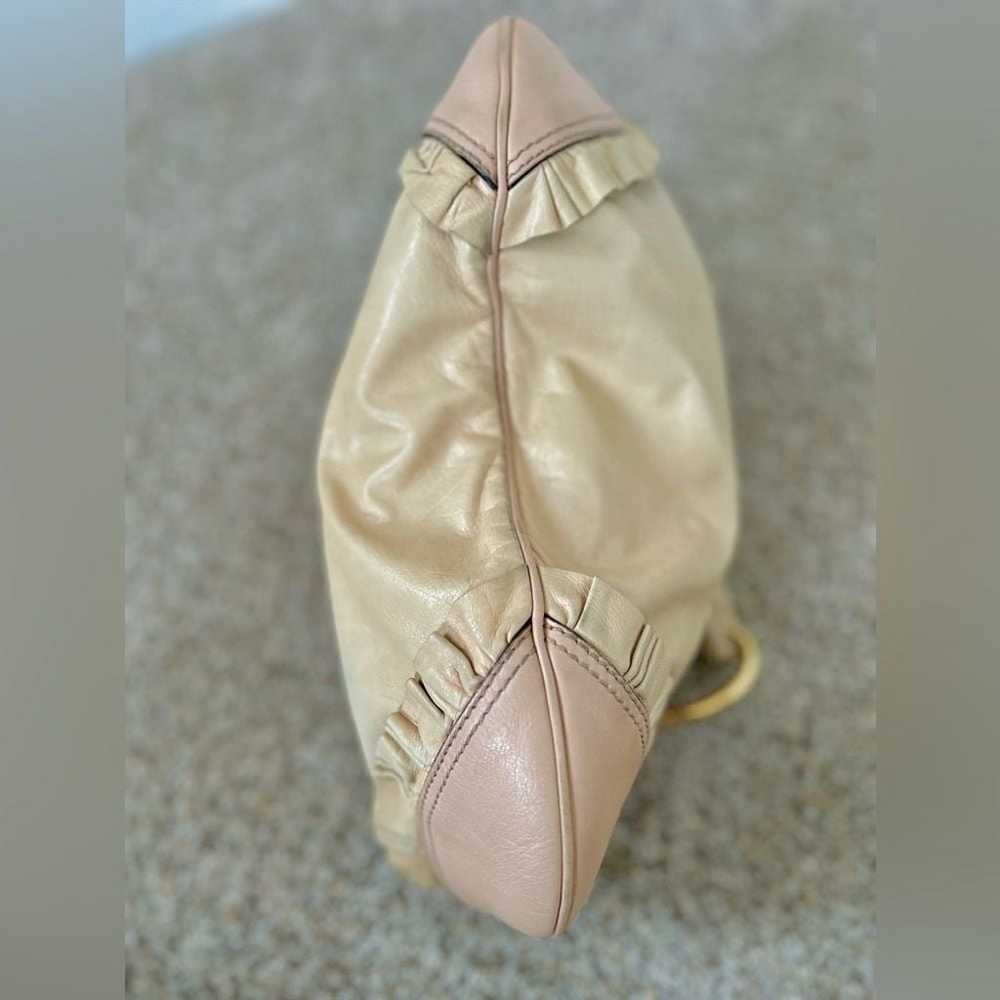 Authentic Gucci leather bag beige and blush pink … - image 9