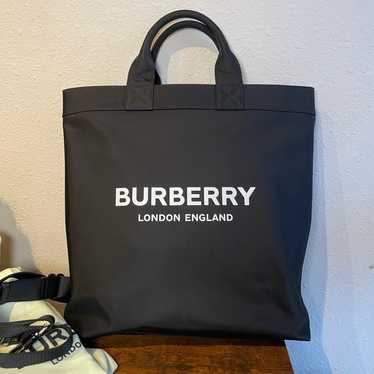 BURBERRY Artie Canvas Tote Bag