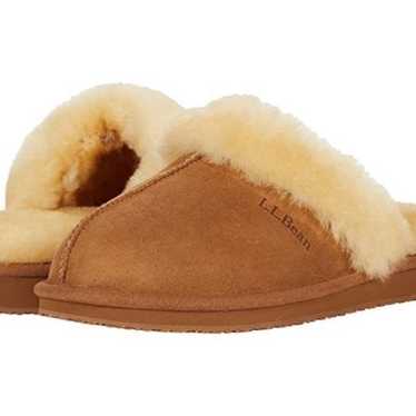 Womens L L Bean Wicked Good Shearling Lined Slides