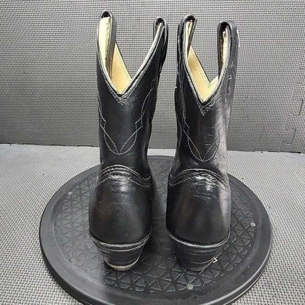 Nocona Boots Womens Sz 5 Black Leather Western Bo… - image 4