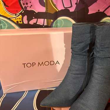 Top Moda Denim Boots