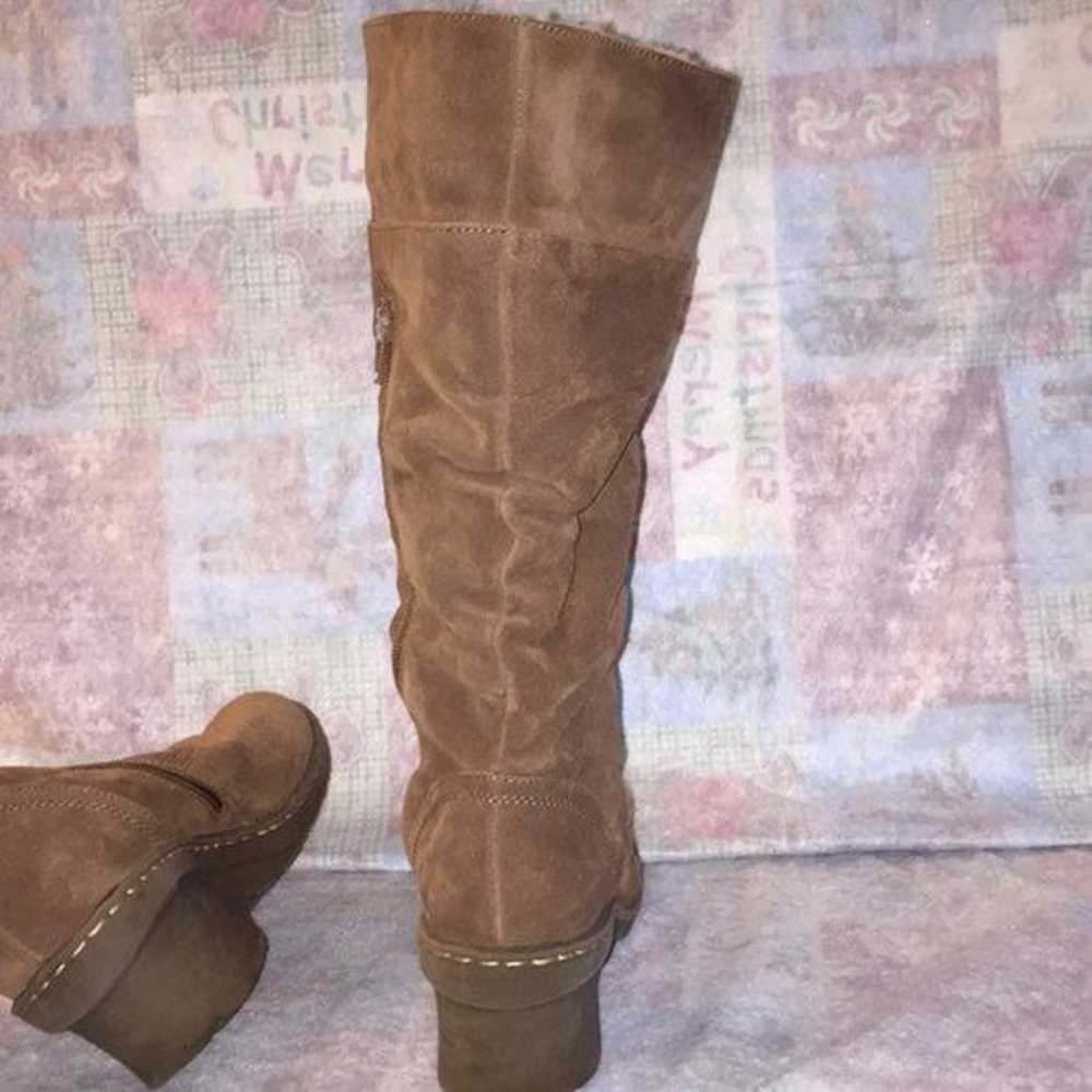 Bare Traps Brown Suede w/Faux Fur Interior Boots 8 - image 8