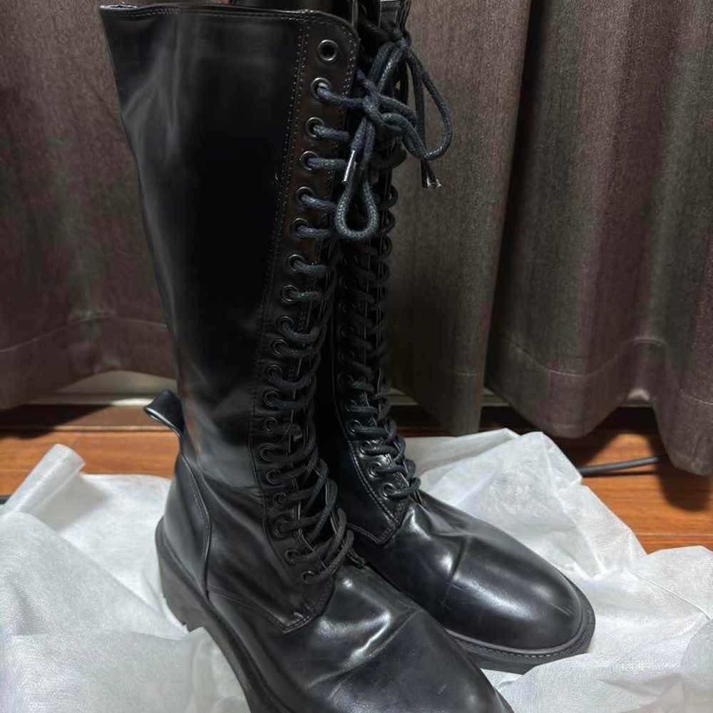 ZARA lace-up boots 24.5cm 38 - image 1