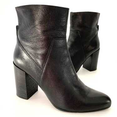 GRIGIANRANCIO Italian Leather Ankle Booties