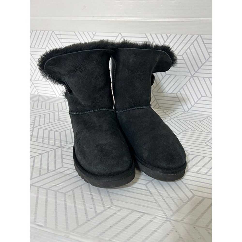 UGG WOMENS 10 EU 41 Mini Ankle Bailey Button FLUF… - image 11