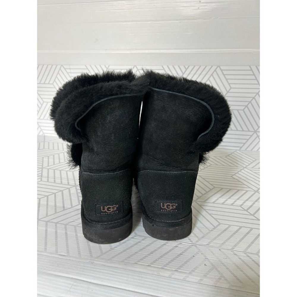 UGG WOMENS 10 EU 41 Mini Ankle Bailey Button FLUF… - image 9