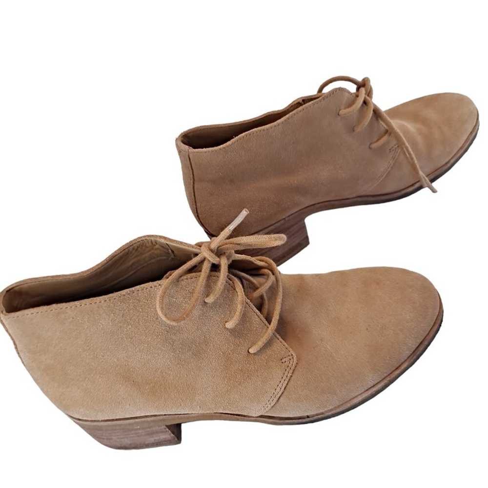 Clarks Suede Boots Ankle Chukka Originals 9M Tan … - image 2