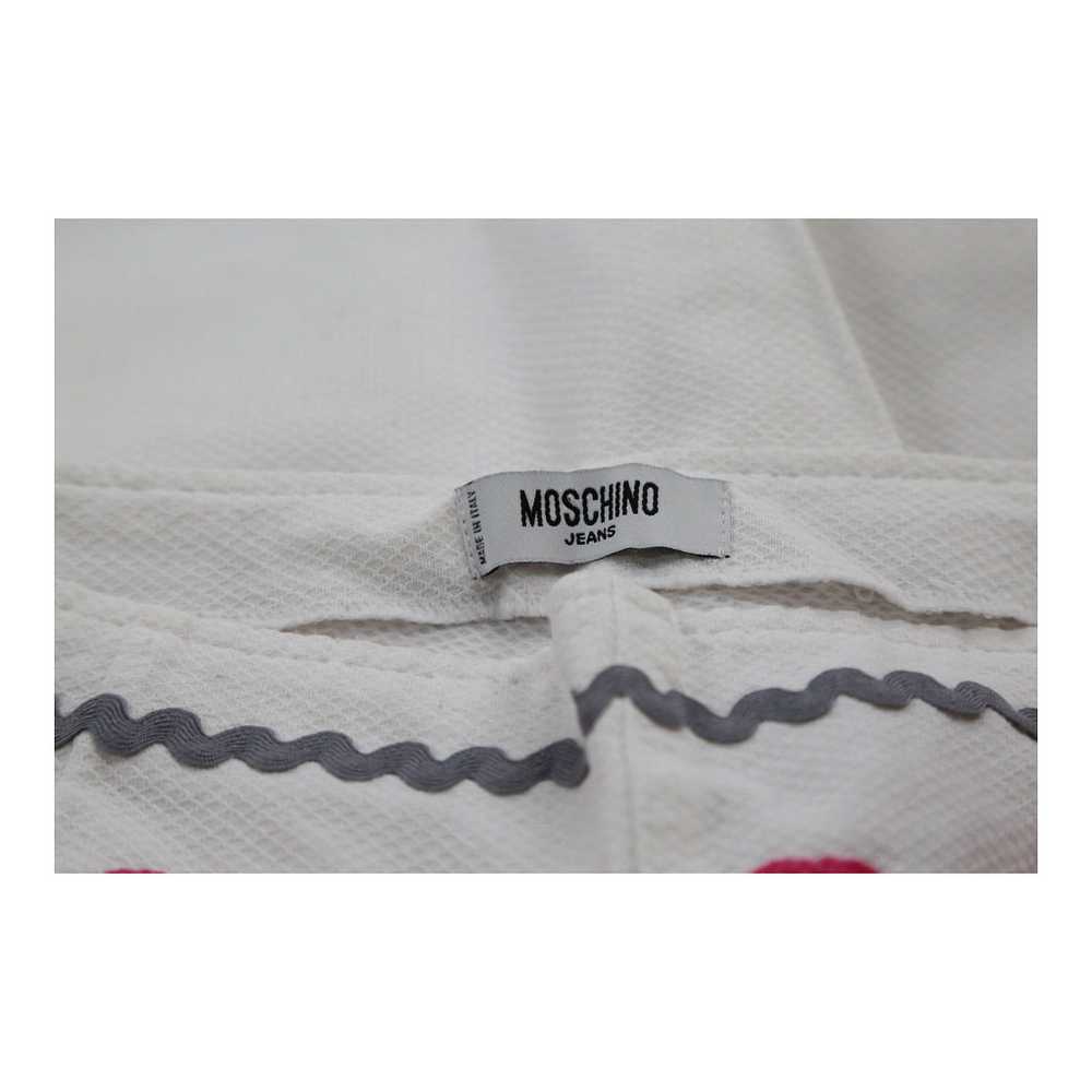 Moschino Jeans Wide Leg Trousers - 26W UK 8 White… - image 3