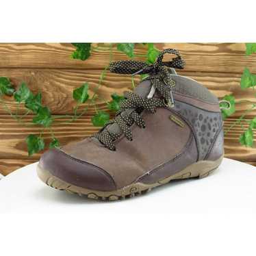 Hi-Tec Boot Sz 8.5 M Hiking Brown Leather Women - image 1