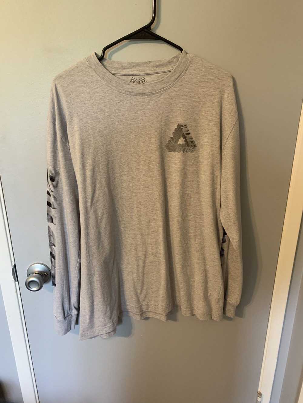 Palace Palace grey tri logo long sleeve - image 1