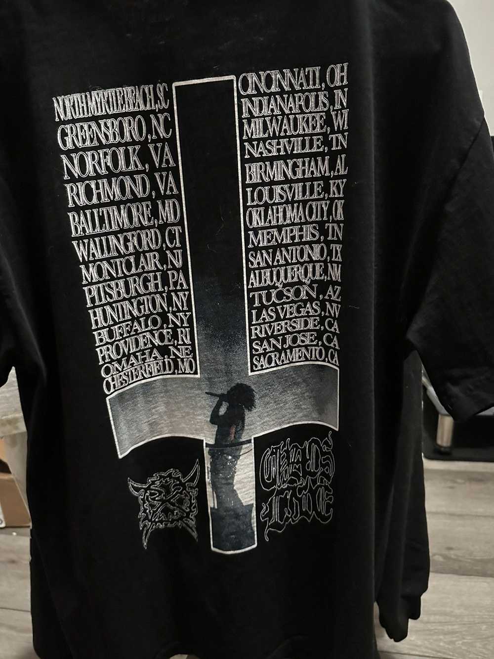 Ken Carson Ken Carson Tour Tee Rare Size XL Black - image 6