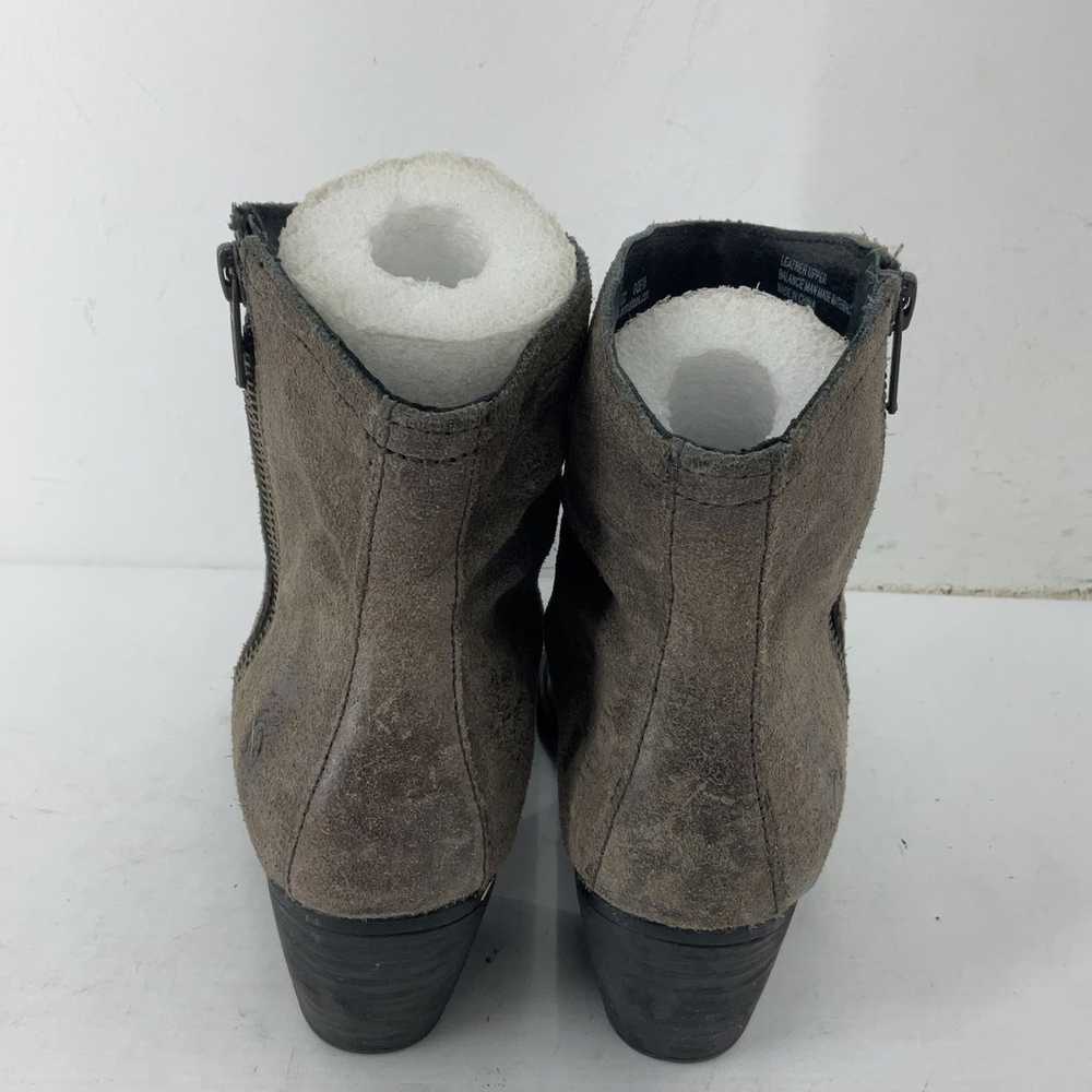 Born Abby Distressed Suede Brown/Gray Leather Hee… - image 3