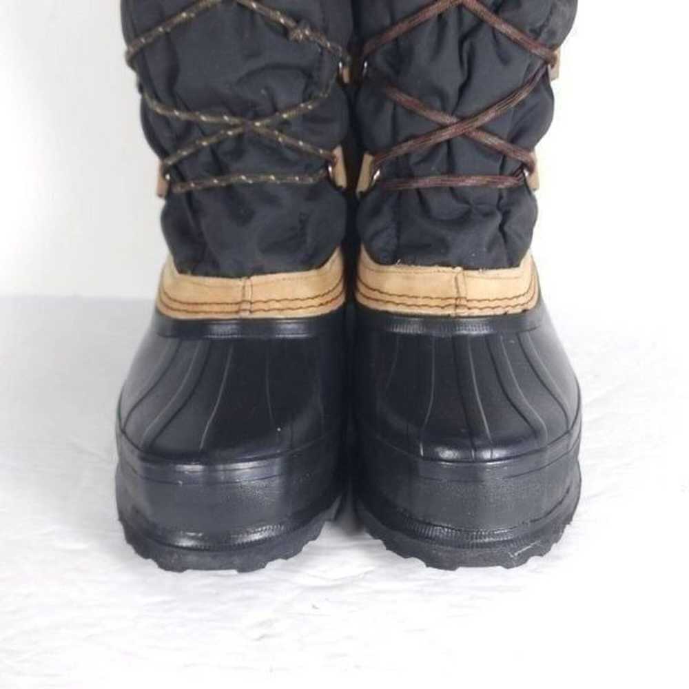 Sorel Women's Kaufman US8 Black Brown Removable L… - image 4