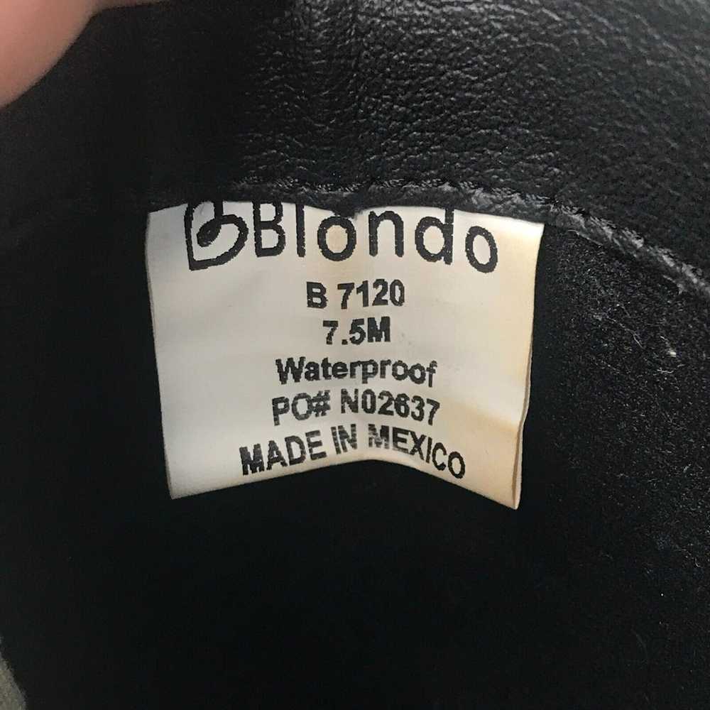 Blondo Waterproof Bootie Womens 7.5 White Black G… - image 8