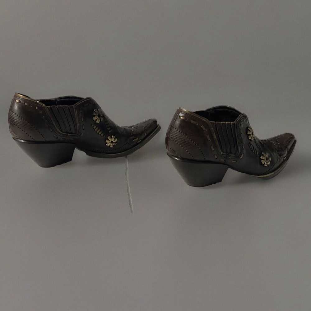 BCBGirls Western Ankle Boots Women’s Size 6B Brow… - image 5