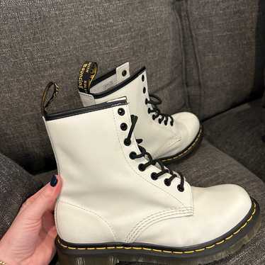 White Doc Martins