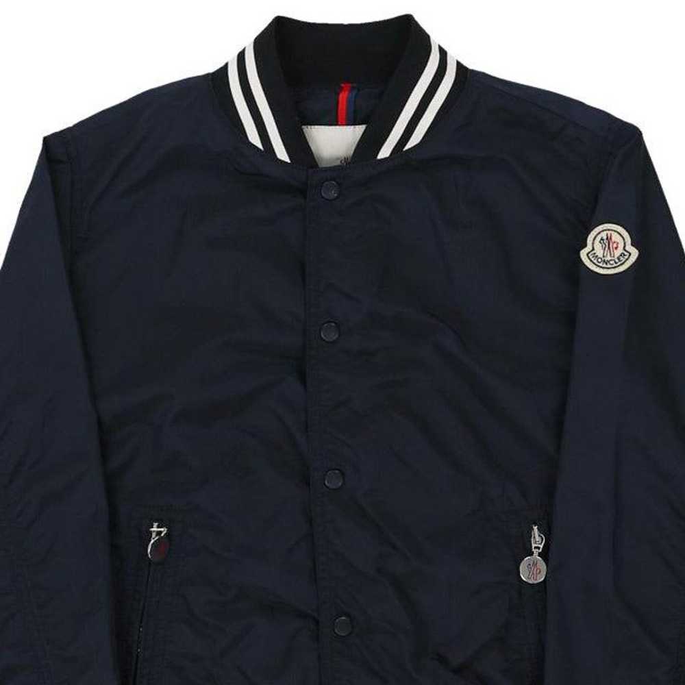 12 Years Moncler Bomber Jacket - Medium Blue Poly… - image 6