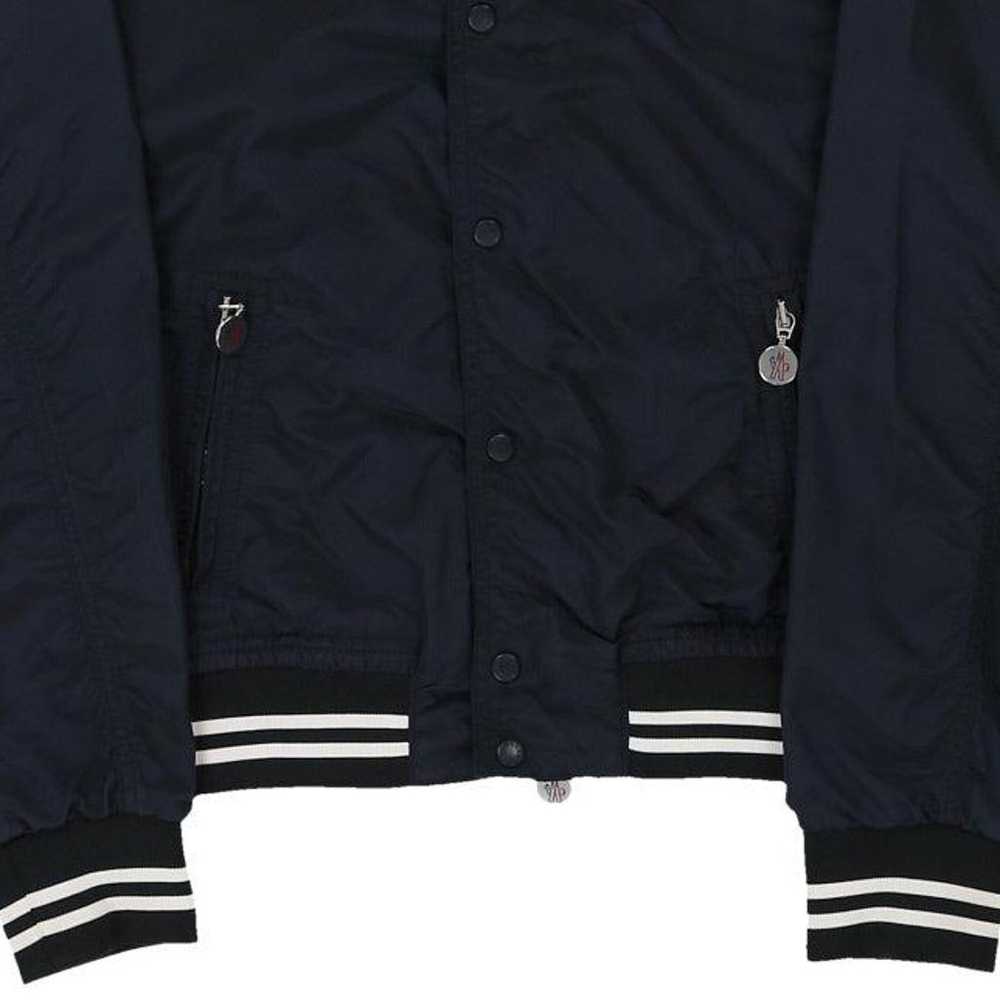 12 Years Moncler Bomber Jacket - Medium Blue Poly… - image 7