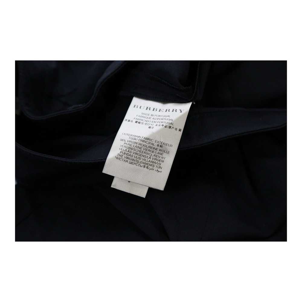 Burberry London Trousers - 31W UK 10 Black Virgin… - image 4