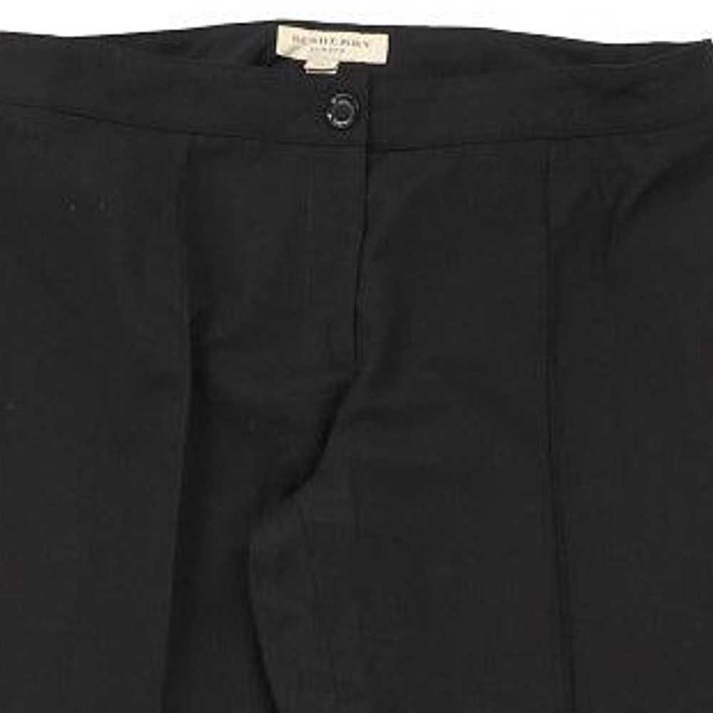 Burberry London Trousers - 31W UK 10 Black Virgin… - image 5