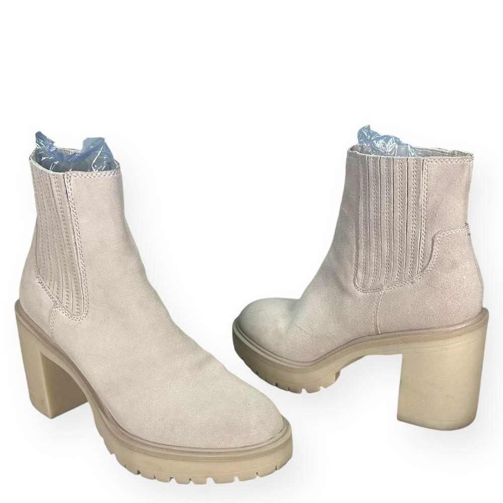 DOLCE VITA Chic Chelsea Boots 9.5 Suede Caster H2… - image 2