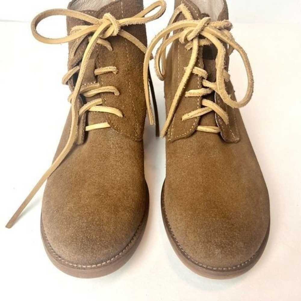 Gee Wawa Anthropologie Brown Suede Ankle Boots Bo… - image 3