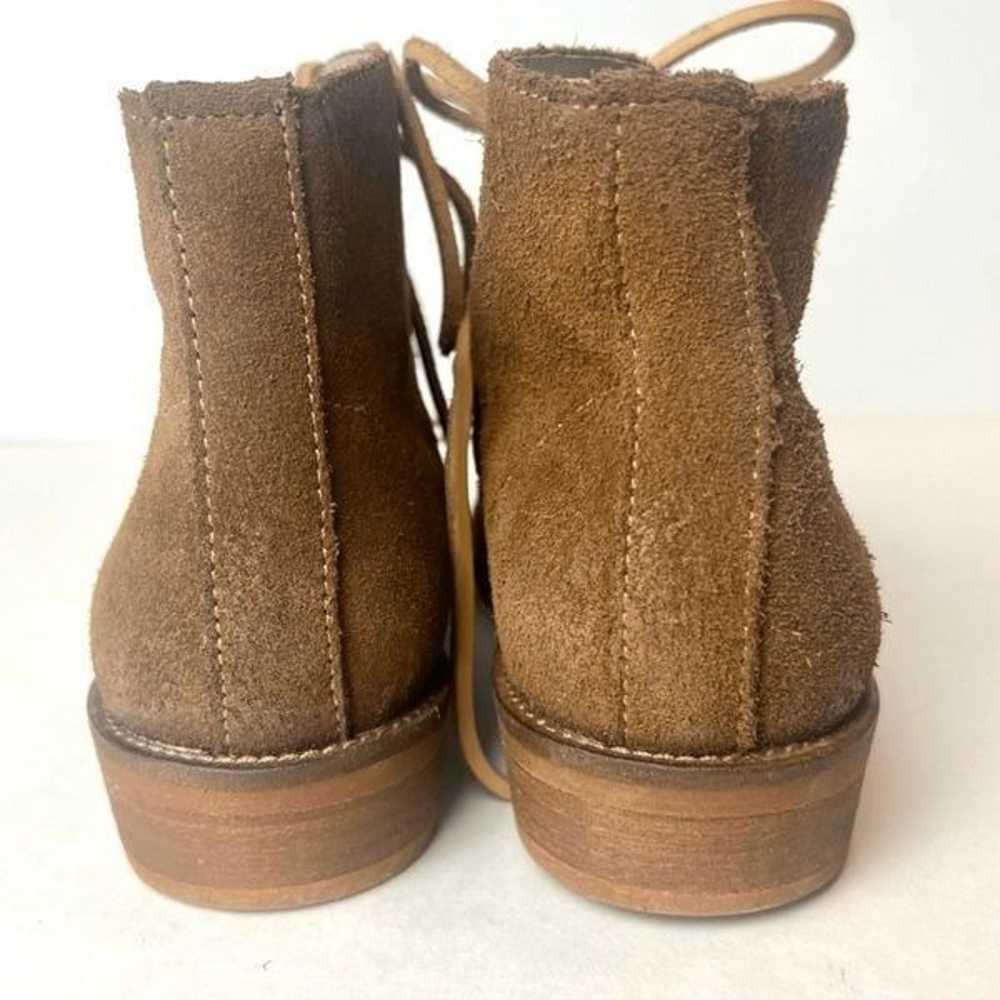 Gee Wawa Anthropologie Brown Suede Ankle Boots Bo… - image 5